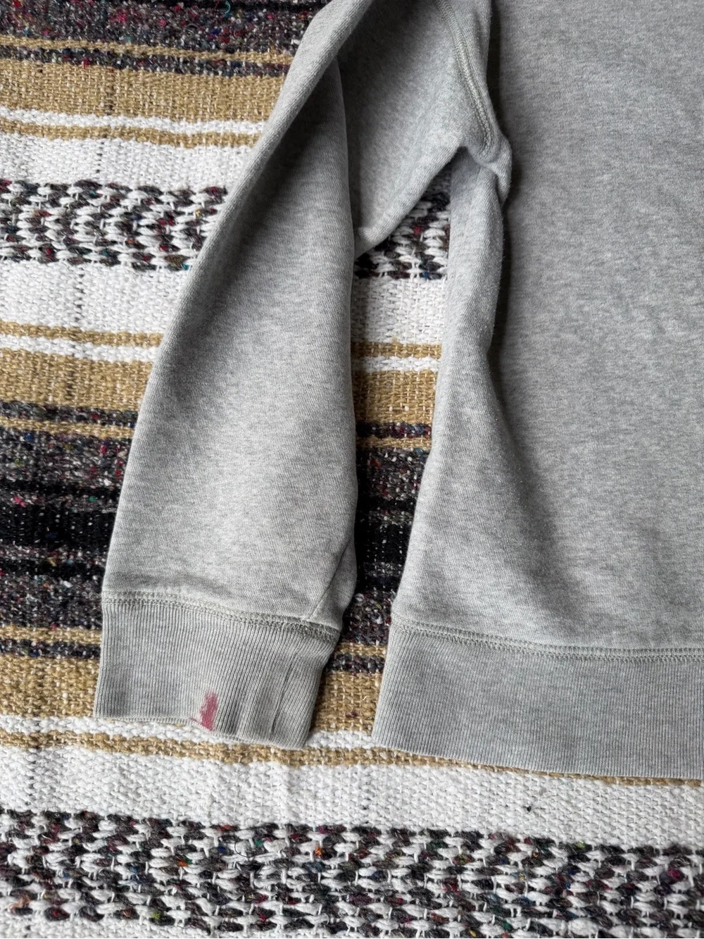 GAP Light Gray Crewneck Sweatshirt with Small Mickey Graphic